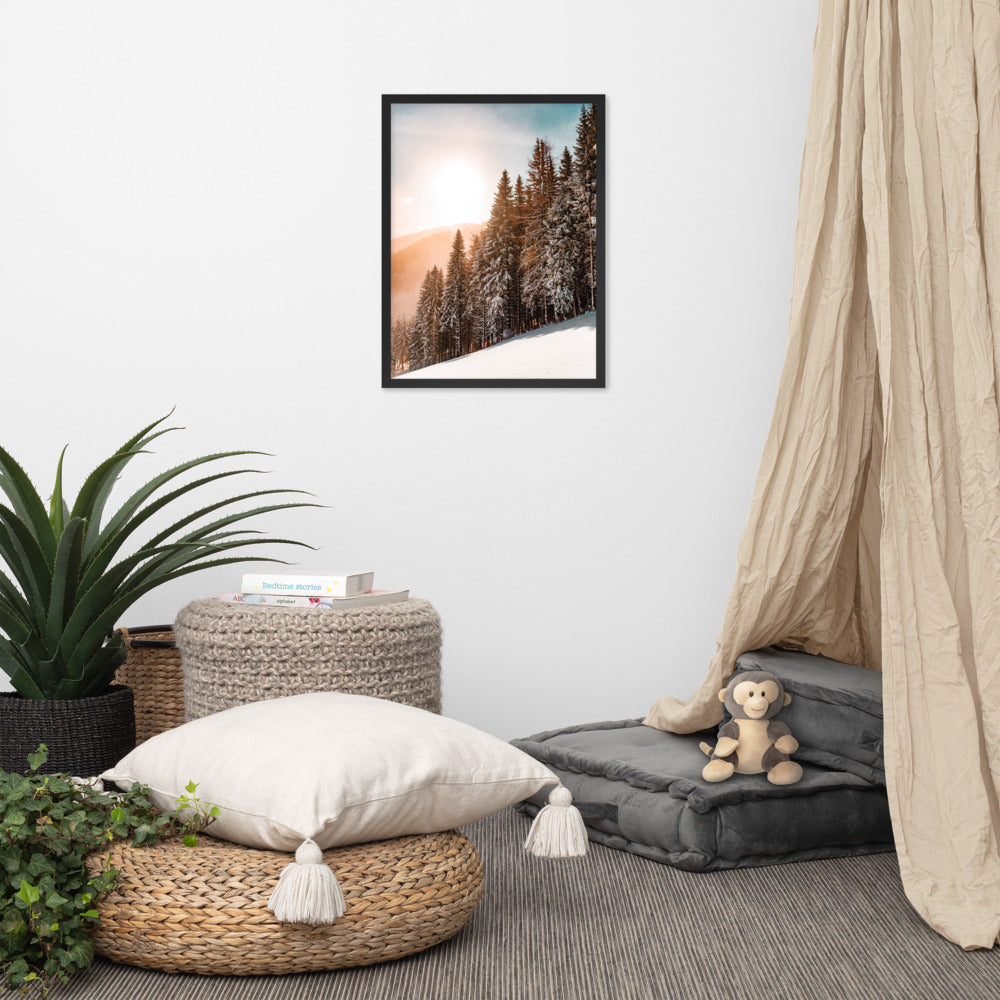 Snow Forest – Framed